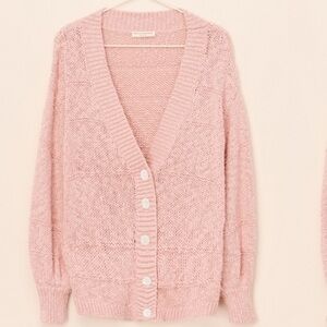 Spell & The Gypsy Pearl on Pearl Pink Cardigan Sweater